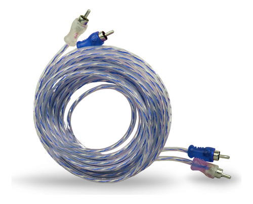 Cabo Rca 4mm 5m C/ Plugs De Metal Banhados A Níquel Tech One
