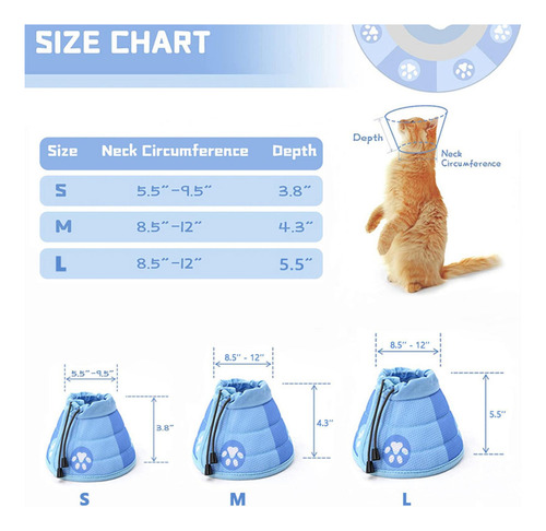 Cono De Gato Cono De Cuello De Gatito De Recuperación Ajusta