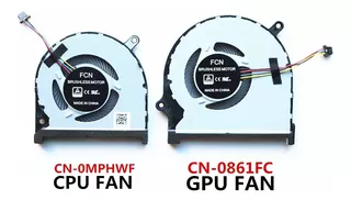Dell Inspiron 15-7590 Fan Ventilador Cpu Gpu