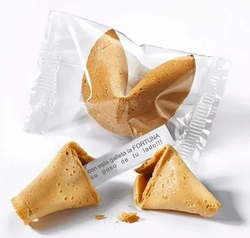 Imagen 3 de 5 de Mayorista Galletas De La Fortuna X180u Sabor Vainilla