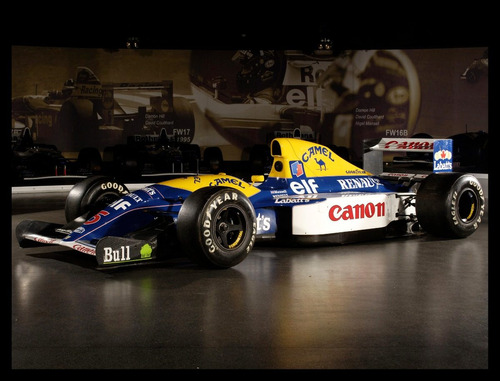 Williams Fw14b F1 1992 Mansell Cuadro Enmarcado 45x30cm