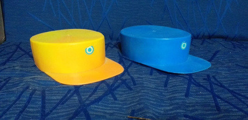 #antiguos Gorros Marca Trovador Plastico Años '70 De Stock 