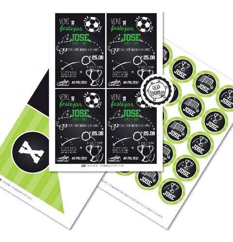 Kit Imprimible Futbol Editable!