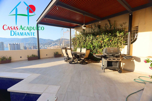 Cad Vista De La Bruma 3. Lujo Y Amplitud Frente Al Mar: Residencia Con Alberca, Palapa Y Vistas Espectaculares En Acapulco