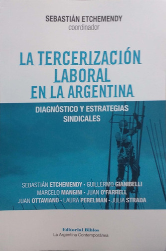 Tercerizacion Laboral En La Argentina, La - Diagnostico Y Es