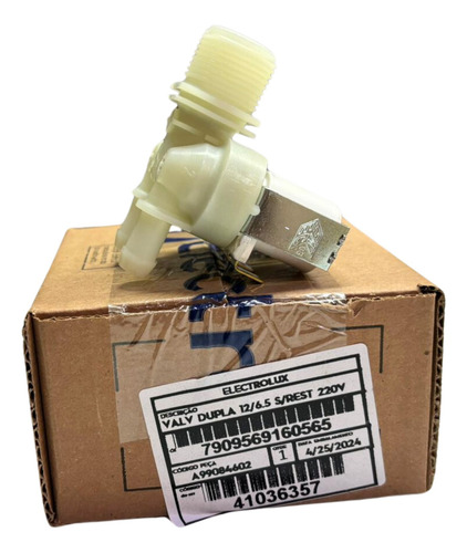 Valvula Dupla Eletrolux Lac11 Lac12 Lac13 A99084602 220v Nfe