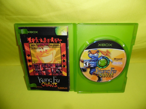 Kung Fu Chaos Face Full Of Fists! Xbox Clásico (Usado)