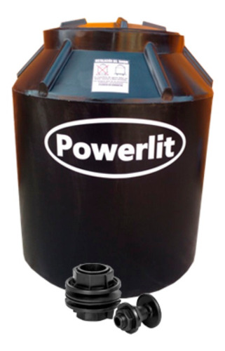 Tanque de agua Powerlit Bicapa vertical polietileno 470L de 100 cm x 84 cm