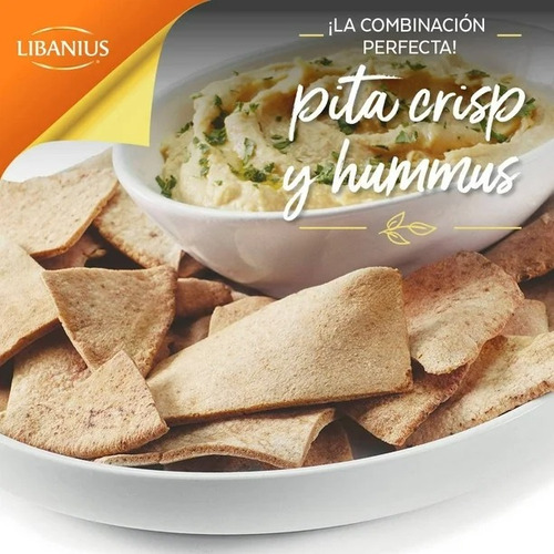 Pita Crisp Libanius Pita Crisp Integral Tostado 125 G