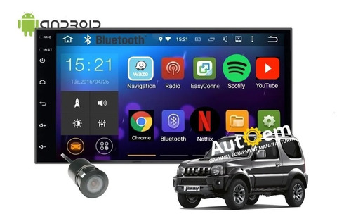 Kit Radio Android 9.1 Waze Netflix Jimny 2012 2013 2014 2015