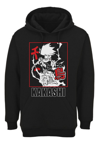 Poleron Naruto Kakashi Hatake Stenci Kanji Anime Abominatron