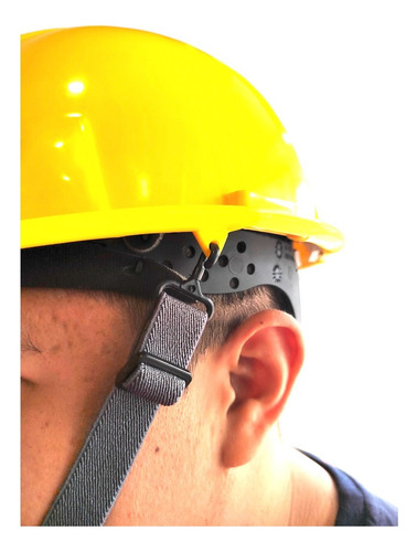 Barbiquejo Con Barbilla Con Elástico Para Casco 10 Pzs