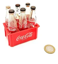 Comprar Cajoncito Mini Botellas Retro Publicidad Coca Cola - Bar