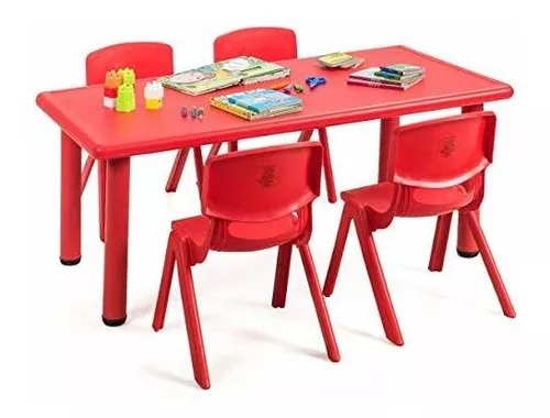  Costzon Juego de mesa y silla para niños, mesa de
