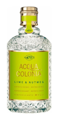 4711 Acqua Lime & Nutmeg Edc 170ml 
