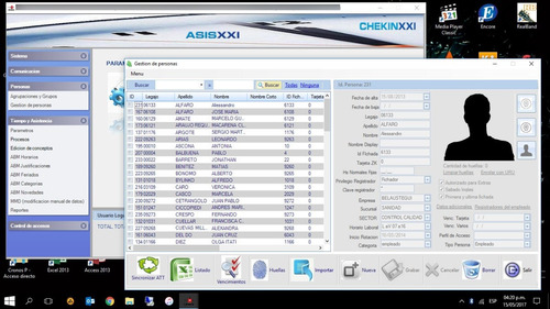 Imagen 5 de 9 de Software Cronos Asis Lite Reloj Control Horario Asistencia