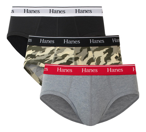 3 Trusas Hanes Originals Stretch