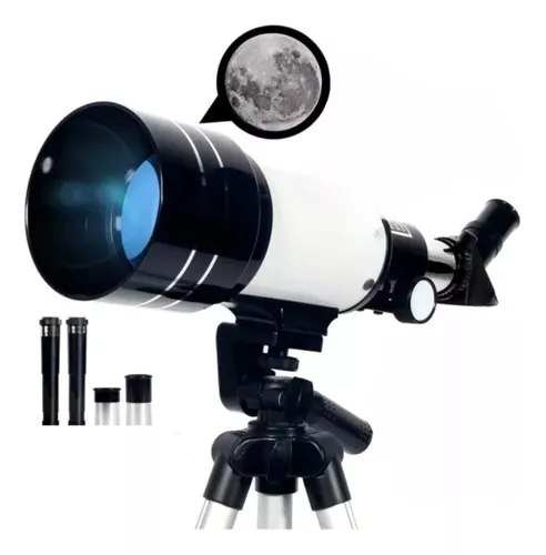 Telescopio Monocular F30070m Astronómico Profesional Lente Color
