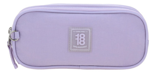 Lapicera Juvenil Chenson 1818 Zilp Doble Cierre Color Lila