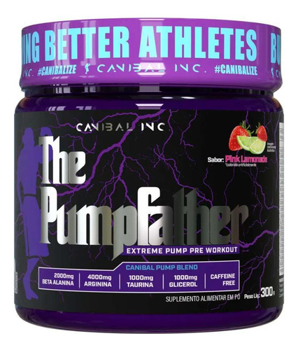 Pré Treino The Pumpfather 300g Canibal Inc Pink Lemonade