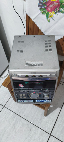 Mini System Sony Grx 500 No Estado Prata 200 W (Usado)
