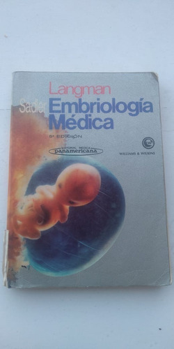 Embriologia Medica Sadler 5° Edicion Libreria Merlin 