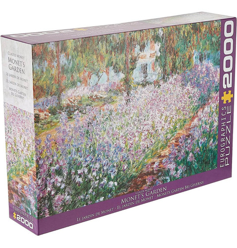 El Jardin Claude Monet Rompecabezas 2000pz Eurographics Flor