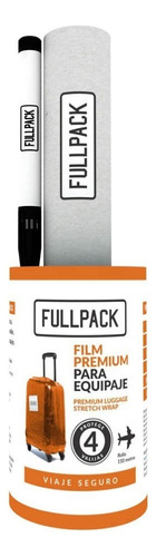 Film Protector Para Valijas Fullpack Color Naranja