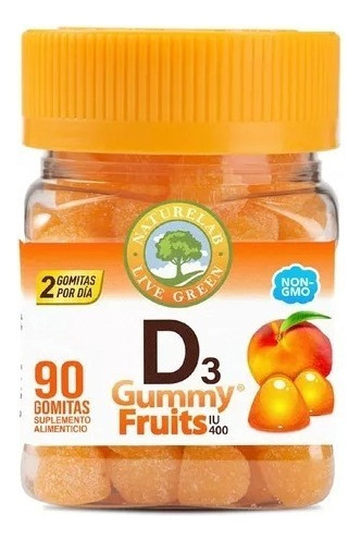 Vitamina D3, Gummy Fruits Sabor Durazno