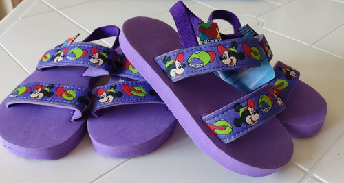 Promo Chola Wopero Sandalia Mickey Violeta