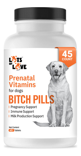 Perra Pildoras - Perro Embarazado Vitaminas Prenatales 45 Ta