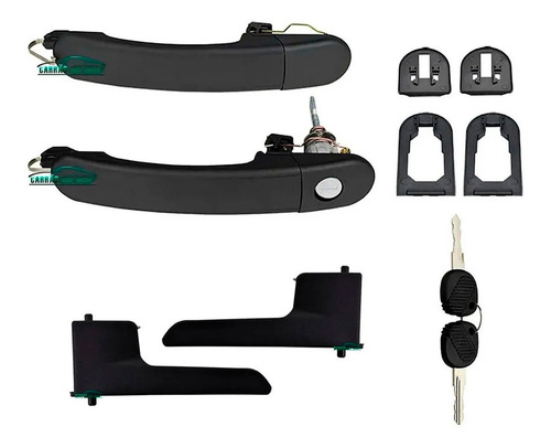 Kit Maçaneta Externa E Maçaneta Interna Vw Saveiro G4 