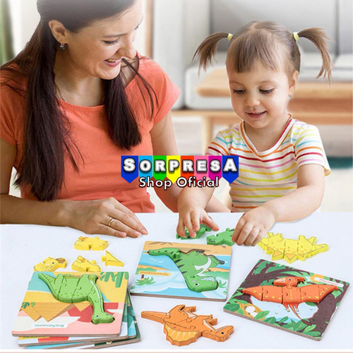12 Rompecabezas Didactico Infantil Educacion Montesori