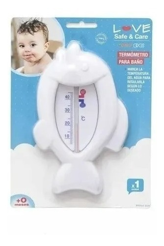 Termometro Love Para Baño Bañadera Forma Pez Para Bebes