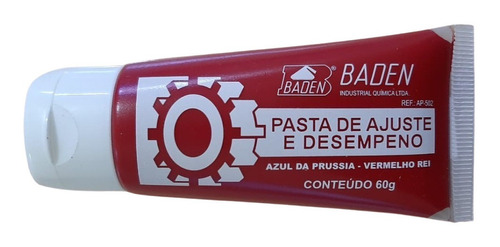 Pasta De Ajuste Vermelho Rei Bisnaga 60g Baden Ap-502