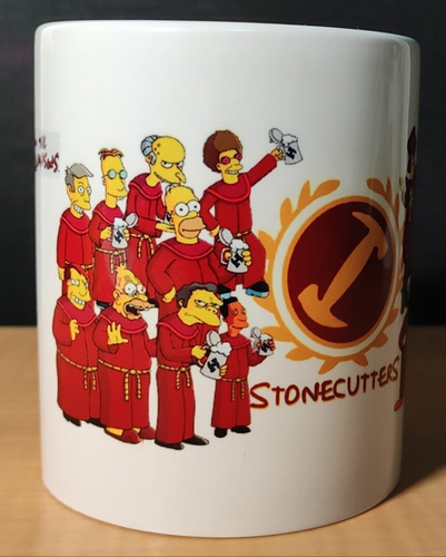 Taza De Los Simpsons - Los Magios Stonecutter