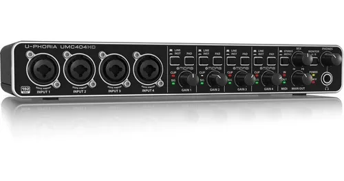 Interface Behringer U-phoria Umc404hd Inmediato