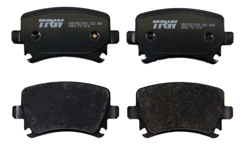 Balatas Traseras Volkswagen Jetta Europa 2006 - 2008