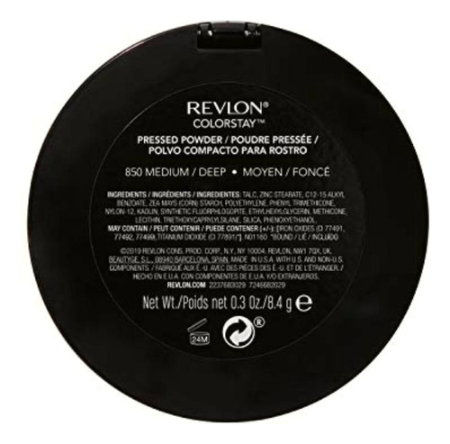 Revlon Colorstay Pressed Powder, Medium Deep, 8.4 G.