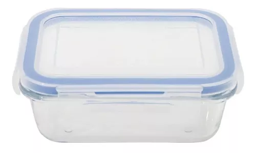 Taper Vidrio Pyrex Rectangular Tapa Hermética - ECOMARKPERU