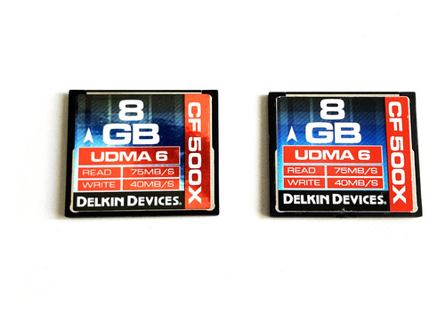 Tarjeta Memoria Cf Compact Flash 8 Gb Delkin 500x Udma6