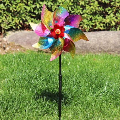 6 Hilanderos De Viento Brillantes Para Patio Y Jardín, Céspe