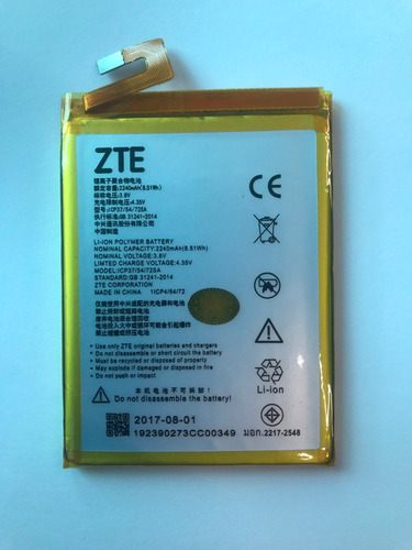 Bateria Celular Zte A310 2240mah Original Nueva