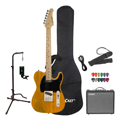 Guitarras Elctricas Sawtooth Et Series Con Amplificador De 1