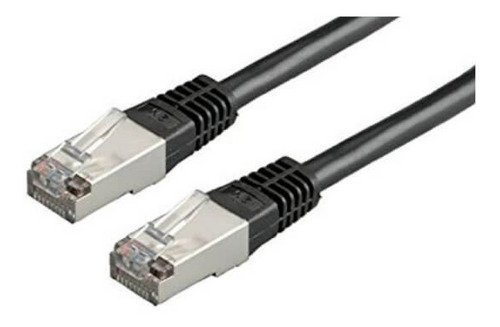 Cable Cat6 7.66m Utp Patchcord Exterior Cmx Negr S/ftp 23awg