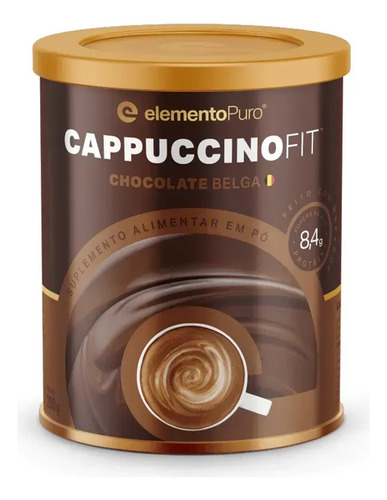 Cappuccino Fit Proteíco Whey Elemento Puro 200 Gramas