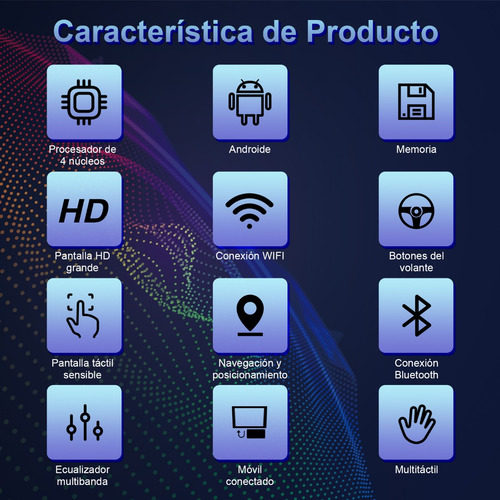 Radio De Coche Android 10 Con Pantalla Táctil De 10,1 , 2+32