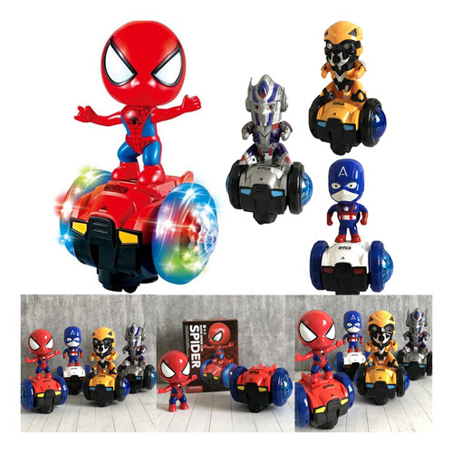 Juguete De Coche De Spiderman Dancing Robot Toys Con Música