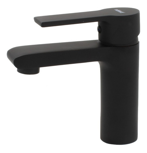 Monomando Lavabo U Ovalin Baño Acero 304 Corto Negro Mate Bc