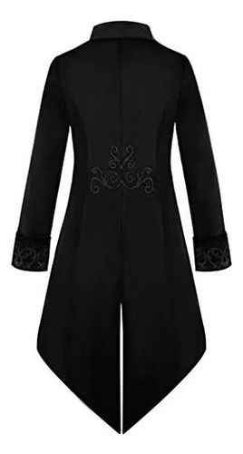 Chaqueta Tipo Frac Crubelon Gothic Victo, Estilo Vintage, Es